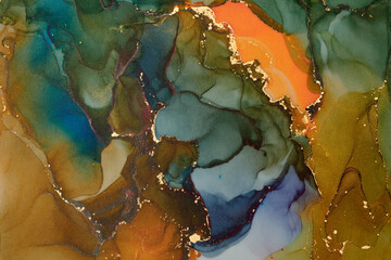 Natural  luxury abstract fluid art painting in liquid ink technique. Tender and dreamy  wallpaper....