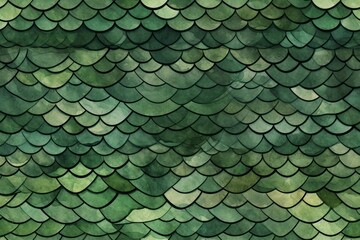 Green snake skin texture. Reptile and serpent scales surface.  - obrazy, fototapety, plakaty