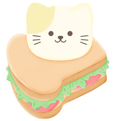 Cat, Cat Food, Cute Cat, Icecream Cat, Burger, Hamburger, food, cupcakes