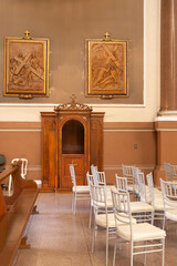 Porto Alegre, Rio Grande do Sul, Brazil - November 25, 2023:Metropolitan Cathedral of Our Lady Mother of God