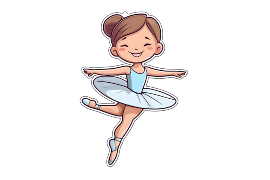 Cute Ballet Dancer (PNG 10800x7200)