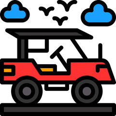 Adventure vehicle Icon