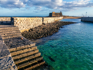 Castle of St. Gabriel in Arrecife. Lanzarote. Canary Islands. Spain. Europe.