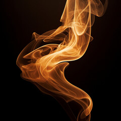 An abstract image of the smoke of a cigarette
