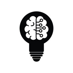 ai icon vector Artificial intelligence icon logo