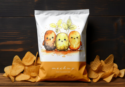 Chips Package Mockup Generated With AI