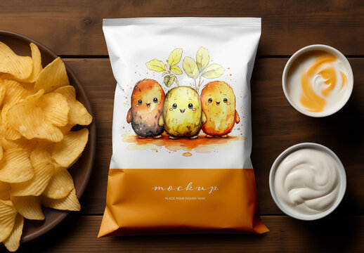 Chips Package Mockup Generated With AI