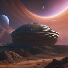 An ancient, sentient construct hidden within the depths of a gas giant, holding untold secrets2