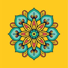 abstract flower background design