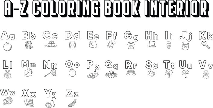 coloring book kdp interior page
