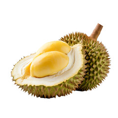 Fototapeta premium Durian isolated on transparent background