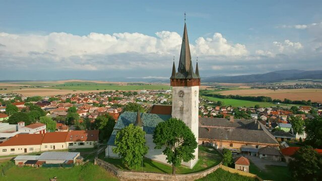 Old church in the village of Spissky Stvrtok, Slovakia.