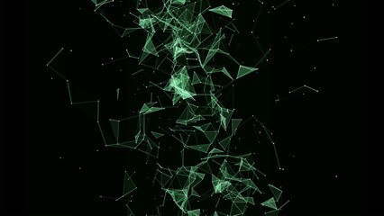 Network connection structure. Technology connect big data. Science background. Business futuristic backdrop.