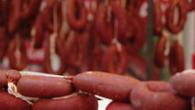 Turkish Traditional Spicy Sausage Food