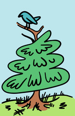 Bird on A tree