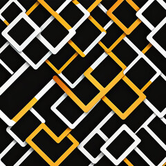 Abstract background with black, orange and yellow