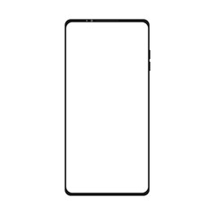 blank phone isolated