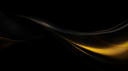 Photo of a dark abstract dynamic liquid yellow gradient, background photography, movie still, website background, copy paste area for text