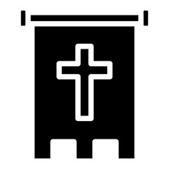 Fototapeta premium christian flag