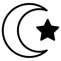 islamic, cresent moon and star