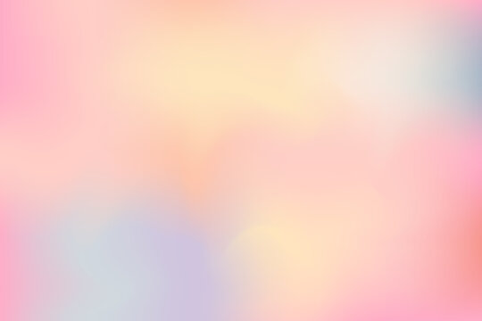 Gradient multi-colored background in pastel shades. Bright blurred pattern of sunset colors
