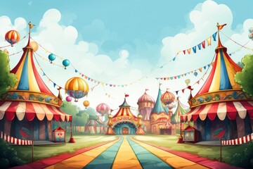 Theme park for carnival, fun, etc.
