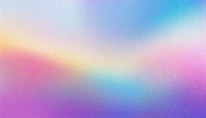 abstract pastel holographic blurred grainy gradient banner background texture colorful digital grain soft noise effect pattern lo fi multicolor vintage retro design - obrazy, fototapety, plakaty