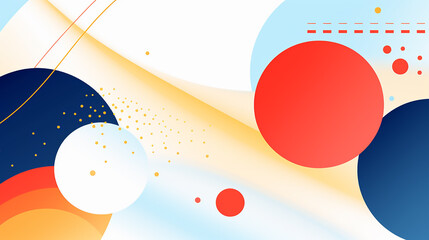 abstract banner design white background.