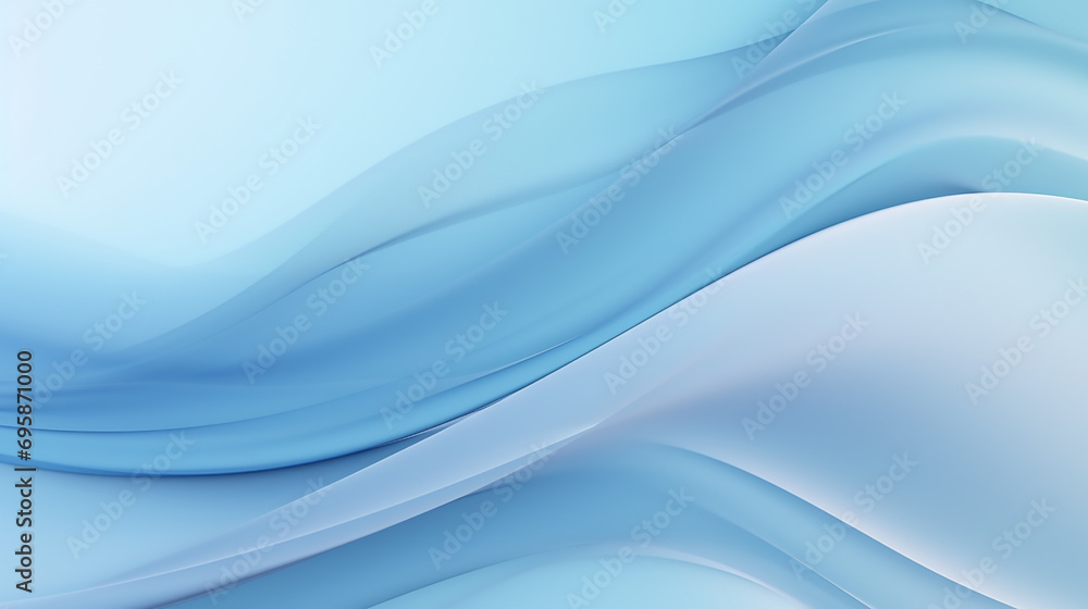Poster abstract soft blue wave background. 3d blue background with blue lines curved wavy sparkle with copy
