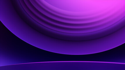  purple circle podium stand on the background of a geometric composition. Realistic purple and white 3D cylinder pedestal podium with floating overlap circle background.