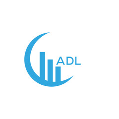ADL letter logo design on black background. ADL creative initials letter logo concept. ADL letter design.
