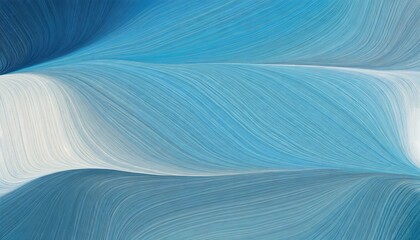 artistic horizontal header with steel blue sky blue and light blue colors dynamic curved lines with fluid flowing waves and curves