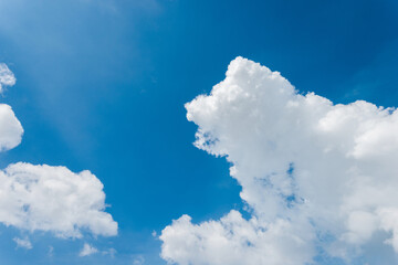 Naklejka na ściany i meble Blue sky with clouds for background