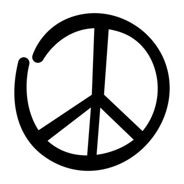 Peace symbol. Element for design. Vector illustration.