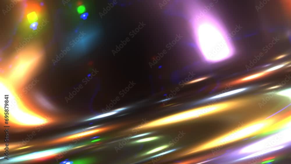 Aufkleber animation of abstract light and glowing rays background