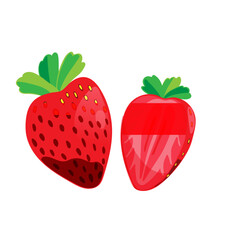 flat fruits illustration