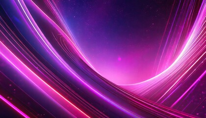 Fototapeta na wymiar abstract purple and pink galaxy dynamic background futuristic vivd neon swirl lines light effect