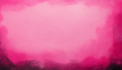 pink background with hot pink grunge texture on borders in old vintage style and soft pastel color...