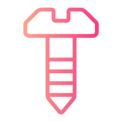 screw gradient icon