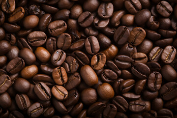 Obraz premium coffee beans background. 