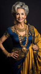 Portrait of a woman in style