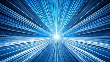 sparkling blue rays in a straight line from the center beautifully distributed backgrounds abstract
