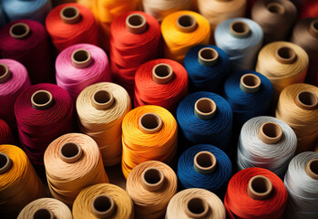 Spools of thread