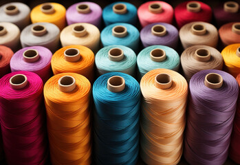 Spools of thread