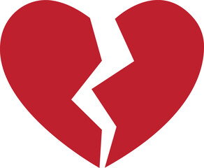 broken hart vector