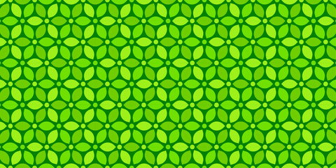 Leaf green geometric seamless pattern perfect for background. wallpaper wrapping paper and fabric