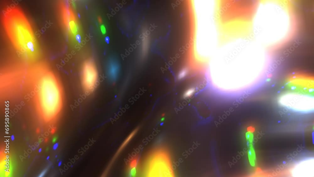 Poster animation of abstract light and glowing rays background