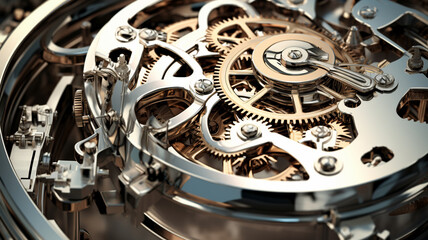 Clock mechanism background