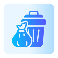 disposal gradient icon