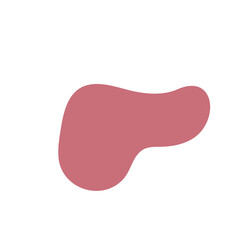 Modern liquid irregular blob shape abstract elements graphic Design. Pink flat style design fluid vector illustration set. 現代の液体の不規則な塊の形状の抽象的な要素のグラフィック デザイン。 ピンクのフラット スタイル デザイン流体ベクトル イラスト セット。